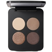 Youngblood Pressed Mineral Eyeshadow Quad Taupe Smoke