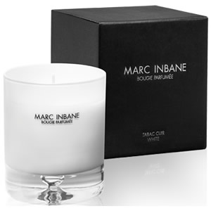 Marc Inbane Bougie Parfumée Tabac Cuir - White