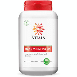 Vitals Magnesium(bisglycinaat) 100 mg - 120 tabletten Vitals Magnesium(bisglycinaat) 100 mg - 120 tabletten